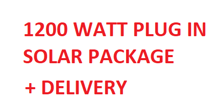 1200 WATT COMPLETE PACKAGE + PLUS DELIVERY